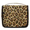 DJYQBFA Portable Travel Makeup Bag with Hanging Hook, Classic Leopard Print Toiletry Bag for Men Women Cosmetic Organizer Gym Shower Bathroom view 2