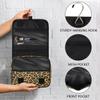 DJYQBFA Portable Travel Makeup Bag with Hanging Hook, Classic Leopard Print Toiletry Bag for Men Women Cosmetic Organizer Gym Shower Bathroom view 4