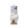 TCHFJBI Microfiber Hair Towel with Bow, White view 1