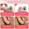 2 Pack Ear Piercing Cleaner Kit, Each Piercing Cleaning Kit with 240 Pcs Disposable Cleaning Floss & Empty 15ml Solution Bottle, Portable Ear Nose Piercing Aftercare for Men & Women (Pink & Khaki) view 4