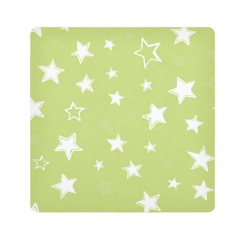 CuwrYet Self-Adhesive Magic Cloth Makeup Bag Travel Makeup Organizer Lazy Bag Cosmetic Pouch Travel Organizer For Travel Work Stars Lime Green