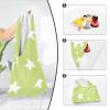 CuwrYet Self-Adhesive Magic Cloth Makeup Bag Travel Makeup Organizer Lazy Bag Cosmetic Pouch Travel Organizer For Travel Work Stars Lime Green view 3