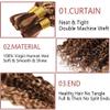 Braiding Hair Ubinica No Weft P4/27 Deep Wave Bulk Human Hair 2 Bundles Total 100g 24 Inch Deep Wave Bulk Braiding Hair for Boho Braids view 3