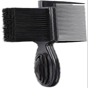 Beard Brush Bristle Double-Sided Hair Comb Cleaning Brushing Styling Tool Black