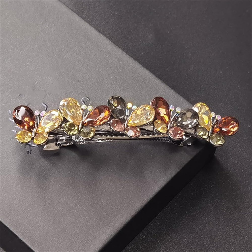 GFHSKRPL Hairpin Water Drill Female On The Back Of The Top Clip Cross Ponytail Spring