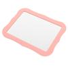 Cabilock Magnetic Storage Cabinet Mirror Small Makeup Mirror 5.3 X 6.9 Inch Rectangular Portable for Personal Locker Bathroom Office Cabinet Accessories Pink view 1