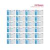Sterile Saline Wipes, 576 Count, Individually Wrapped Saline Wipes for Eye Cleansing, Newborns, Kids & Piercing Aftercare, Gentle Skin & Wound Cleansing | Case Pack (24 Boxes) view 2