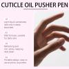3-in-1 Ceramic Cuticle Pusher and Oil Pen, Gentle Cuticle Remover for Dry and Damaged Nails and Hangnails, Portable Nail Care Tool with Lavender Oil to Moisturize, Strengthen and Brighten (2 PCS) view 3