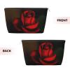 HDAODNM Rose Makeup Bag Flower Cosmetic Bag for Women Cute Toiletry Bag Cute Gym Bag view 2