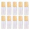 PRETYZOOM 10pcs 3ml Essential Oil Roller Bottles with Glass, Stainless Steel Balls, Wood Grain Caps, Refillable Perfume Bottles for Travel and Aromatherapy view 1