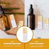 PRETYZOOM 10pcs 3ml Essential Oil Roller Bottles with Glass, Stainless Steel Balls, Wood Grain Caps, Refillable Perfume Bottles for Travel and Aromatherapy view 4
