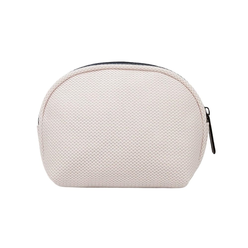 kinganrun Make up bags, travel cosmetic bag, fabric cosmetic toiletry bags, compact and portable semi-circle clutch bag