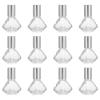 TEHAUX 12pcs 8ml Glass Essential Oil Roll-on Bottles Refillable Perfume Bottle Kit with Silver Cap and Stainless Steel Roller Ball for Travel and Aromatherapy Use view 1