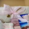 New Mom Gift Box Postpartum Care Package with Scented Candle, Mug & Fuzzy Socks Thoughtful New Mom Gifts After Birth, Baby Shower, Pregnancy, Self Care Gift for Women (Pink Box) view 3