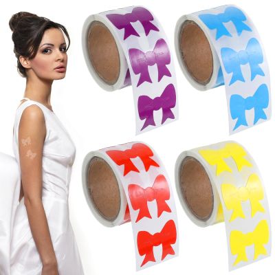 400 PCS Tanning Stickers for Body, No White Marks Adhesive Spray Tan Stickers, Waterproof Sunbathing Sticker for Women, Heart/Bow Shape Tanning Decals for Beach Pool Salon