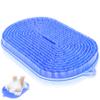 Shower Foot Scrubber Mat 21.3" x 14", Extra Large Silicone Foot Cleaner view 1