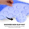 Shower Foot Scrubber Mat 21.3" x 14", Extra Large Silicone Foot Cleaner view 4
