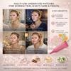 NENNEKO Eye Gel Eye Patches with Eye Serum Set,Collagen Peptide & Caffeine Under Eye Patches for Puffy Eyes and Dark Circles, Eye Masks with Retinol Smile Line Patches Eye Care Gifts for Women 8pairs view 4