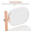 VICASKY Oval Swivel Vanity Mirror with Storage Tray Compact Oval Desktop Makeup Mirror for Bedroom and Office for Daily and Professional Use view 3