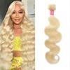 24 Inch 613 Bundles Blonde Bundles Human Hair 613 Body Wave Bundles 100% Unprocessed 14A Grade Brazilian Virgin Hair Bundles 1 Bundle Human Hair 613 Blonde Bundle view 1