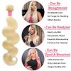 24 Inch 613 Bundles Blonde Bundles Human Hair 613 Body Wave Bundles 100% Unprocessed 14A Grade Brazilian Virgin Hair Bundles 1 Bundle Human Hair 613 Blonde Bundle view 2