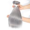 Xddnamei 300g Human Hair Bundles Sliver Grey Straight Wave Bundles Human Hair 22 24 26 inch Inch 12A Unprocessed Brazilian Sewn In Quick Weave for Black Women view 2