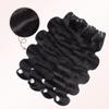 17A Brazilian Raw Virgin Body Wave Bundles Human Hair, 100% Unprocessed, Soft and Shinny, No Tangle No Shedding, 3 Bundles 22 24 26 Inch Natural Black for Sew-In & Quick Weave view 2