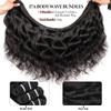 17A Brazilian Raw Virgin Body Wave Bundles Human Hair, 100% Unprocessed, Soft and Shinny, No Tangle No Shedding, 3 Bundles 22 24 26 Inch Natural Black for Sew-In & Quick Weave view 3