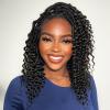 Toyotress Deep Wave Locs Crochet Hair - 14 Inch 8 Packs Curly Faux Locs Crochet Hair, Natural Black Ocean Wave Locs Pre-Looped Short Soft Locs Braiding Hair (14 Inch, 1B-8P) view 2