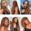 Giginger 30 Dark Brown Deep Braiding Human Hair 2 Bundles Per 50g 24 Inch Braiding Hair No Weft Brazilian Virgin Deep Curly Human Hair Braiding for Boho Braids view 2