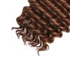 Giginger 30 Dark Brown Deep Braiding Human Hair 2 Bundles Per 50g 24 Inch Braiding Hair No Weft Brazilian Virgin Deep Curly Human Hair Braiding for Boho Braids view 4