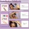Giginger P4/27 Deep Braiding Human Hair 2 Bundles 50g Sub 100g 22 Inch Braiding Hair No Weft Brazilian Virgin Deep Curly Human Hair Braiding for Boho Braids view 3