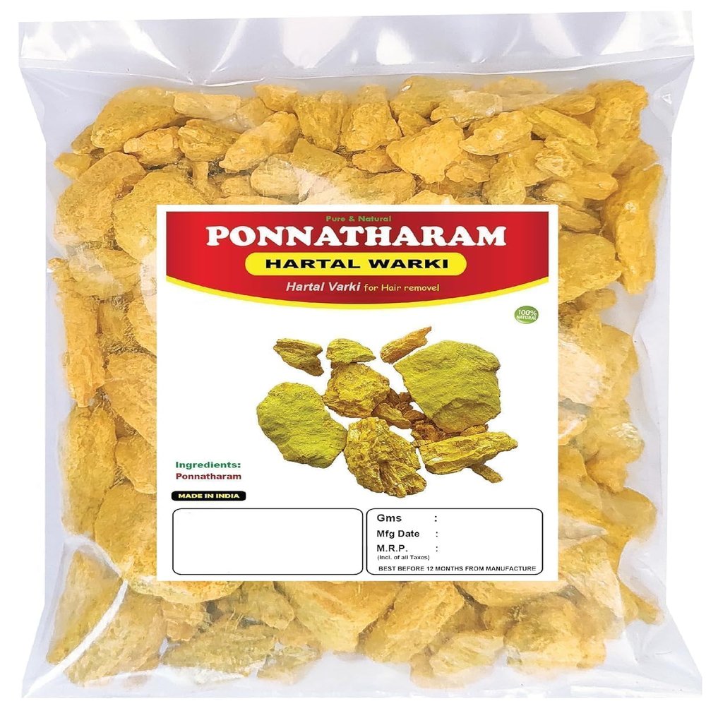 FO Ponnatharam Hartal Warki Stone | for Hair Removal 1.76Ounce (50Gram)