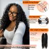 18Inch Invisible Knots Feather Crochet Human Hair for Black Women view 2