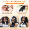 18Inch Invisible Knots Feather Crochet Human Hair for Black Women view 3