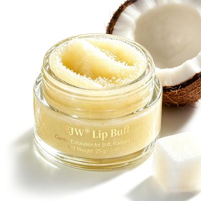 Coconut Sugar Lip Scrub Gentle Exfoliating Polish with Coconut Oil, Shea Butter & Vitamin E Buffs Away Tough Flakes for Ultra-Smooth, Soft Lips Vegan, Cruelty-Free