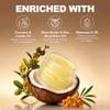 Coconut Sugar Lip Scrub Gentle Exfoliating Polish with Coconut Oil, Shea Butter & Vitamin E Buffs Away Tough Flakes for Ultra-Smooth, Soft Lips Vegan, Cruelty-Free view 3