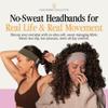 Curlfriend Collective No Sweat Headband for Women, Graphite Onyx view 2
