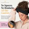 Curlfriend Collective No Sweat Headband for Women, Graphite Onyx view 4