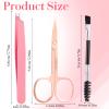 6PCS Mini Tweezers Set for Women Travel Tweezers Kit with Small Precision Tweezer for Facial Hair Tiny Eyebrow Tweezer for Women Grooming view 2