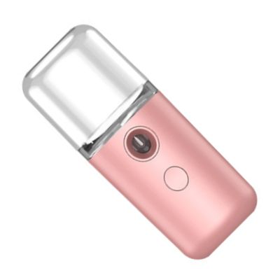 Estink Nano Facial Mist Sprayer, ABS Housing Portable Hydration Device, Mini Face Humidifier for Instant Relief (Pink)