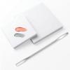 100 Sheets Disposable Nail Art Palette Paper, 2 Sizes Makeup Mixing Palette, Nail Mixing Palette with Stainless Steel Stirring Rod for Gel Polish And Makeup, Portable for Home Salon And DIY view 1