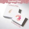 100 Sheets Disposable Nail Art Palette Paper, 2 Sizes Makeup Mixing Palette, Nail Mixing Palette with Stainless Steel Stirring Rod for Gel Polish And Makeup, Portable for Home Salon And DIY view 2