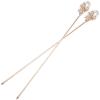 2 Pcs Vintage Pearl Hair Chopsticks Hair Bun Stick Hairpin for Women Traditional Chinese for Updo Styling Style view 1