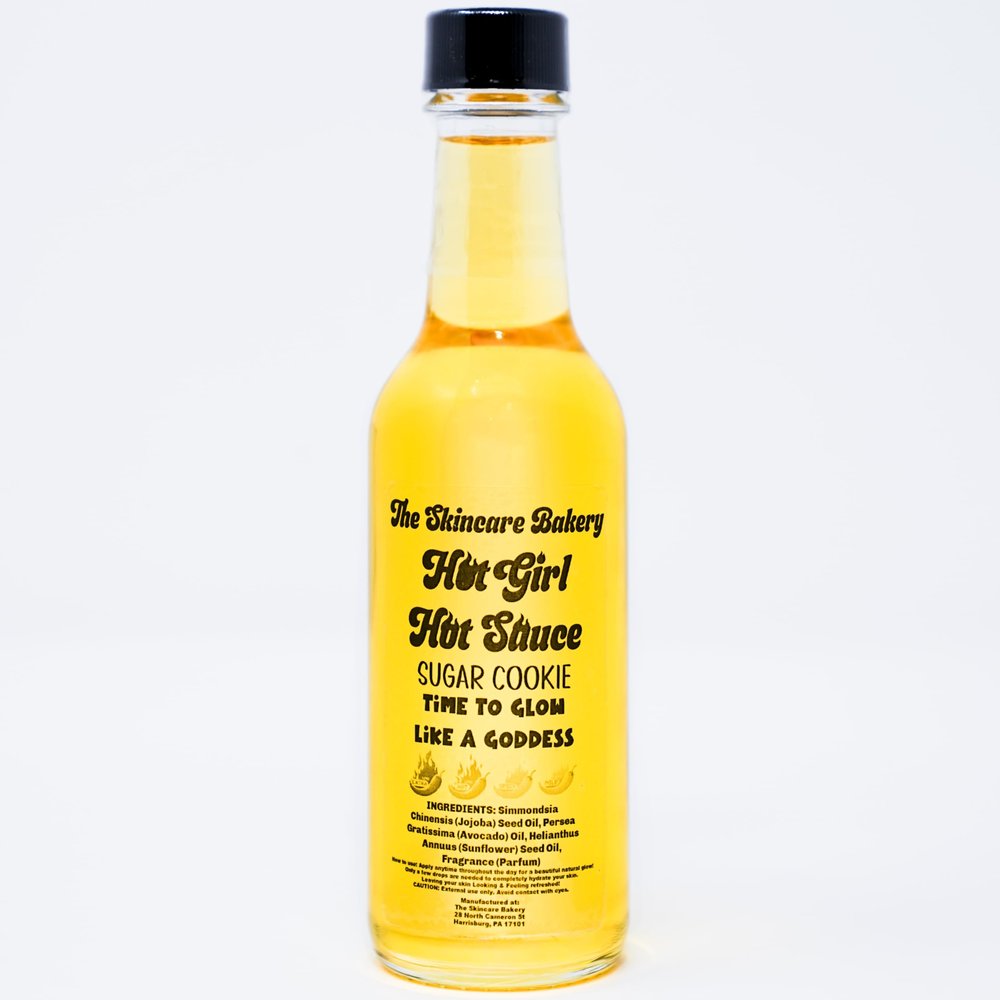 The Skincare Bakery Viral Hot Girl Hot Sauce Body Oil - Sugar Cookie - Fast-Absorbing Glow Oil - Glazed Donut Skin Finish - 5 oz -