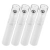 PRETYZOOM 4pcs 5ml Refillable Glass Roll on Bottles with Stainless Steel Roller Balls for Essential Oils and Eye Cream, Portable Travel Empty Massage Serum Containers view 1