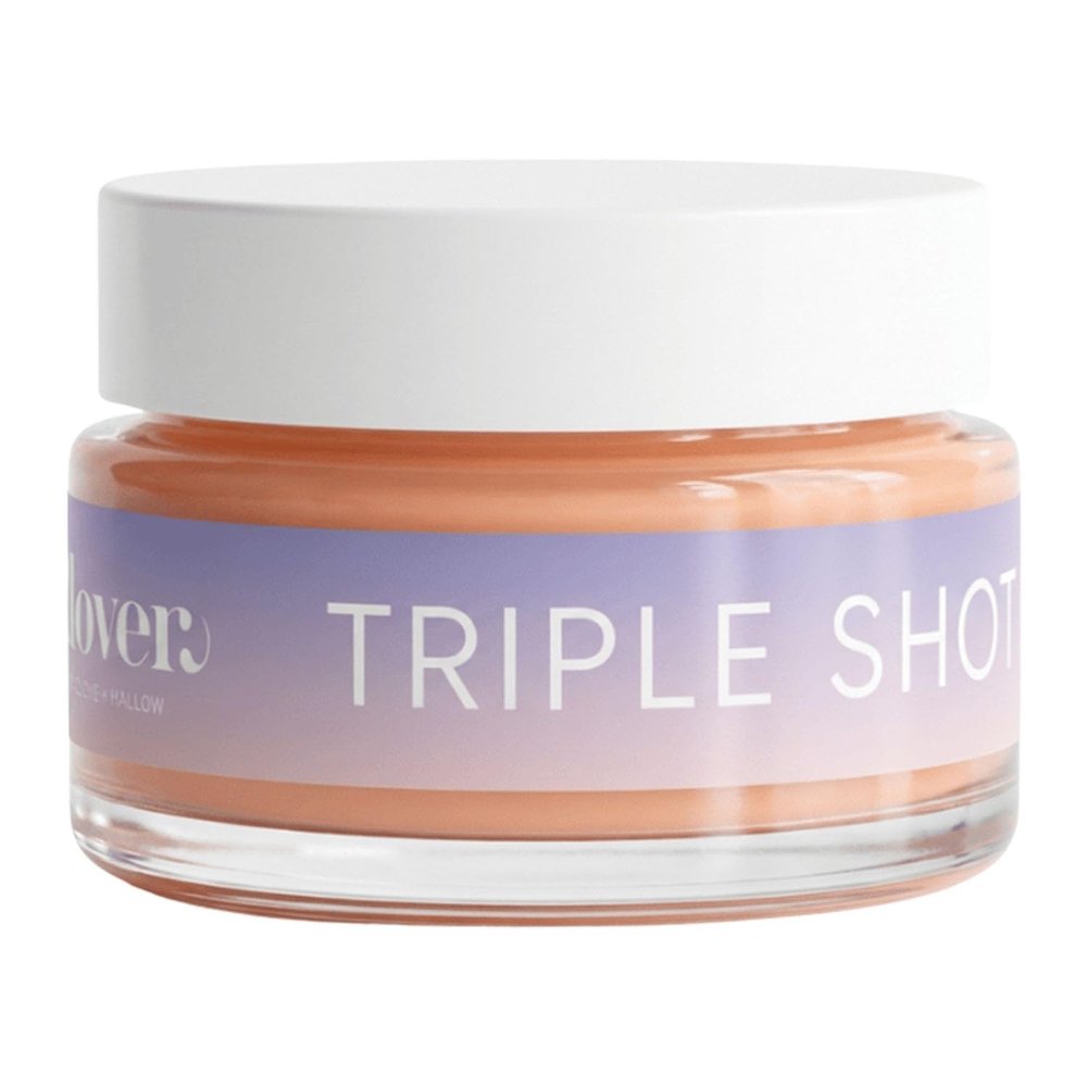 Clover Triple Shot 3-in-1 Bioactive Eye Treatment | Depuffing & Brightening Eye Cream with Coffee Extract, Peptides & Plankton | Blurring Under Eye Cream for Dark Circles & Fine Lines-0.5 oz (15 ml)