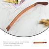 MERRYHAPY Leather Razor Strop Double-sided Sharpening Strap Brown for Home Use Shaver Sharpening Tool Barber Hair Cutting Accessories view 3