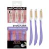 Japonesque Soothe+ Disposable Dermaplane Razor for Women Face; Facial Exfoliation, Hair Removal, Eyebrow Razor & Face Shaver for Women & Men. With Nourishing Jojoba. Stainless Steel Shave Tool Kit 3pc view 1