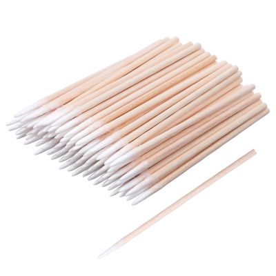 600 Pcs Precision Microblading Cotton Swabs 2.76 Inch Pointed Cotton Swabs Cottons Sticks Applicator Wood Handle Mini Pointed Tips for Eyebrow Beauty Make-up Nail Clean
